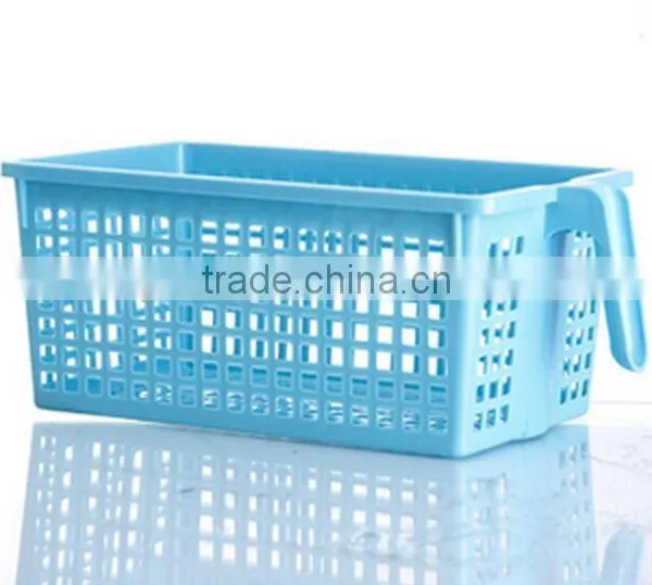 Bathroom With Handle Plastic Storage Basket photo-4