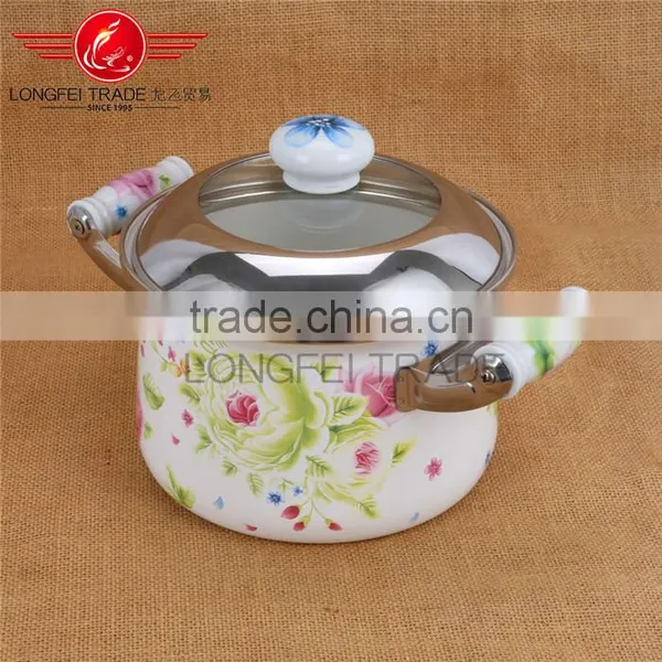 Good Price Enamel / Ceramic Cookware Pot Set/ Soup Pot Stock Pot photo-3