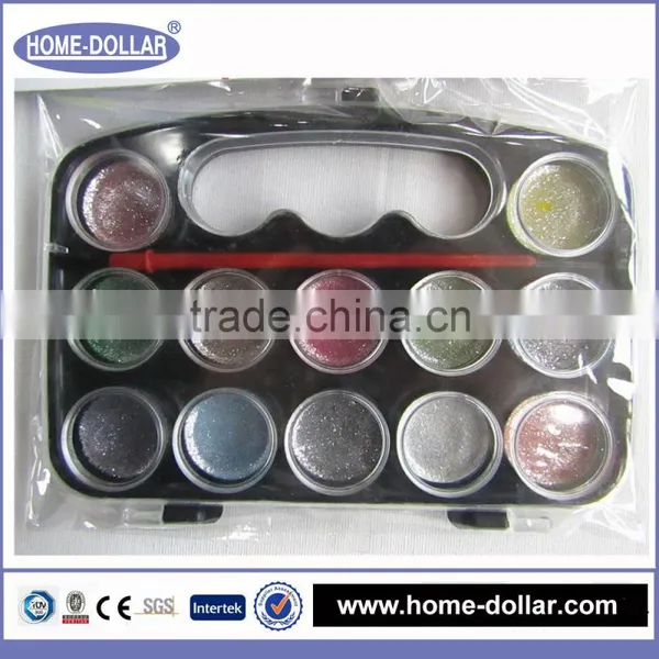 Neon Acrylic Print Easy Use Hotsale Washable Diy 12pads Finger Paint Water Color Paint Set for Children