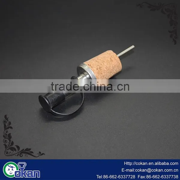 CK-KT695 Hot Selling Food Grade Plastic/Metal Champagne Pourer /Wine Bottle Pourer For Wine, Cocktail, Vodka photo-3