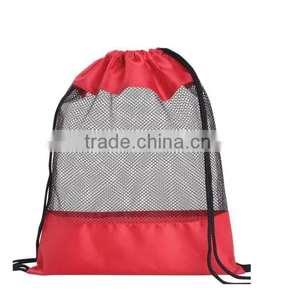 Promotional Custom Nylon Mesh Drawstring Bags photo-4