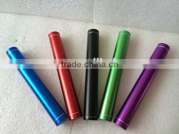 Wholesale 3600mAh Mini Aluminum Round Tube Power Bank Charger photo-6