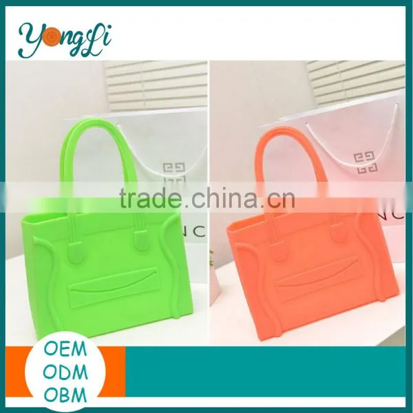 Hot Selling Rubber Silicon Fashion Handbag photo-3