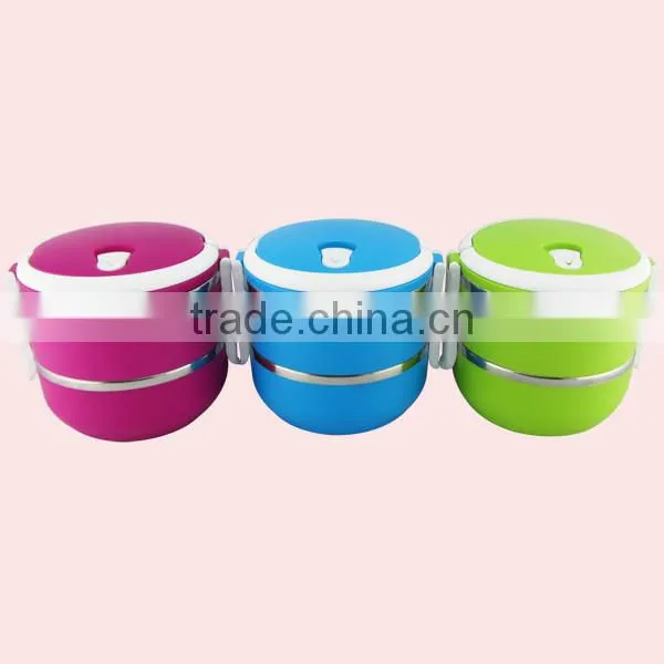 Hot Selling Double Wall Stainless Steel Insulated Lunch Box With Lock photo-5