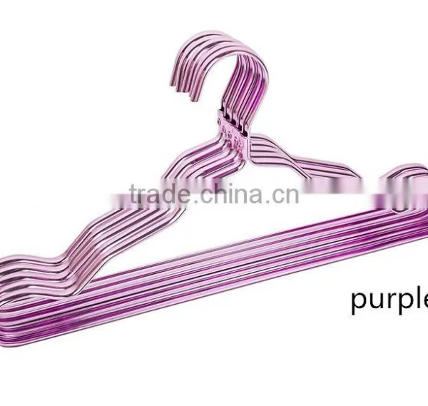 YiWu Metal Clothes Bulk Alloy Metal Hangers Copper Wire Coat Hangers photo-5