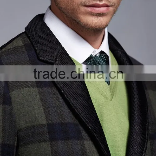 Wool High Quality Winter Warm Men Coat Made to Measure Overcoat. BCL022 photo-3