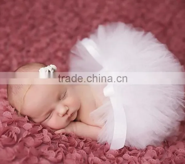 In-stock Latest Fashionable Design Baby Tutu Skirt With Flower Headwear for Photo Props photo-2