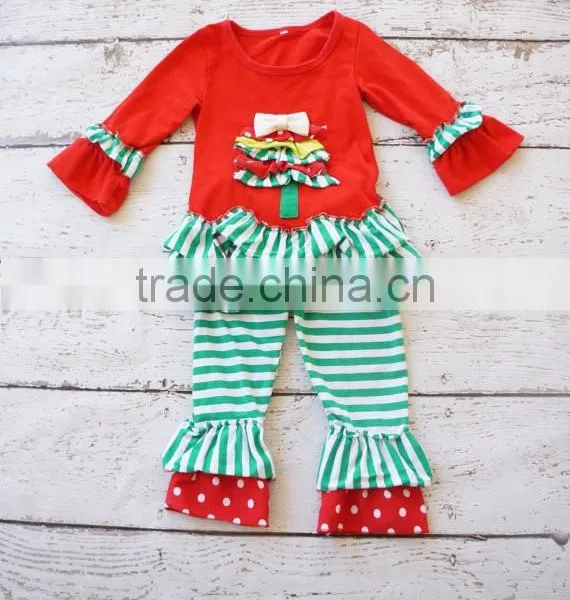 Giggle Moon Remake Outfits Girls Boutique Sets Smocked Children Clothing Christmas Baby Clothes Baby Outfit photo-6