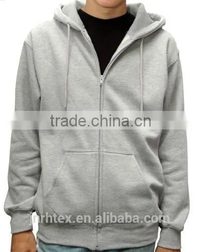 Men's Premium Heavyweight Full Zip Up Hoodie Classic Zipper Hooded Sweatshirt photo-4