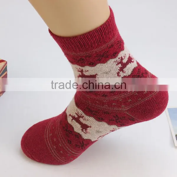 Vestitiy 2016 Merry Christmas 3D Cartoon Christmas Antibacterial Socks Women Cotton Socks Floor Good Christmas Gift Aug 25 photo-3