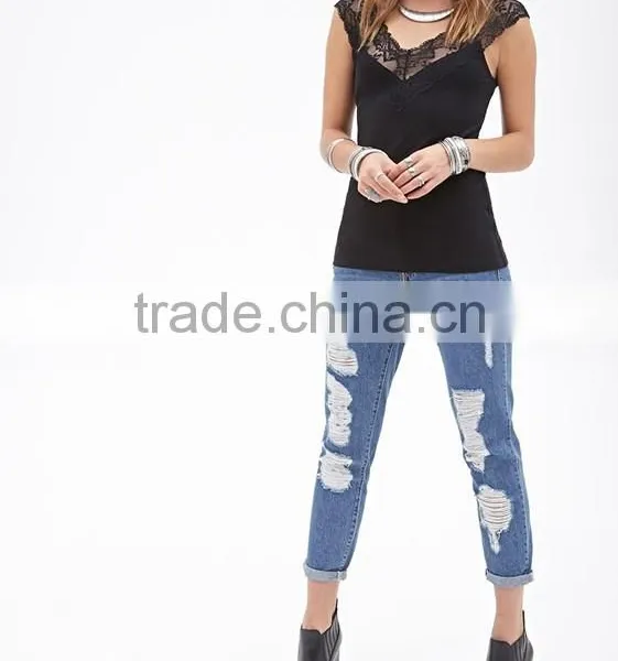 Design Your Own Sexy Lace Tank Top Women Camisole photo-3