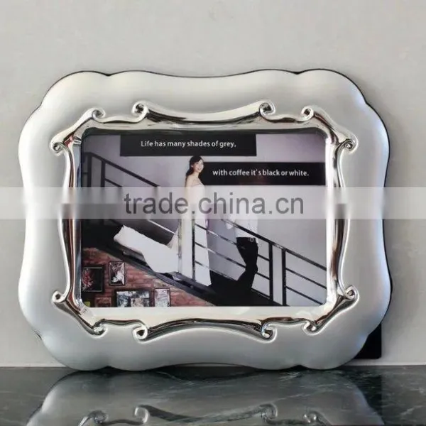 2016 Fashion Sex Girl Photo Funia Silver Metal Frame Photo photo-3