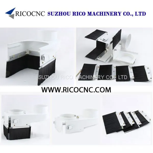 CNC Router Dust Shoes Cover Spindle Dust Brush CNC Machine Dust Boots photo-3