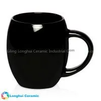 19oz Promotional Barrel Ceramic Coffee Mug