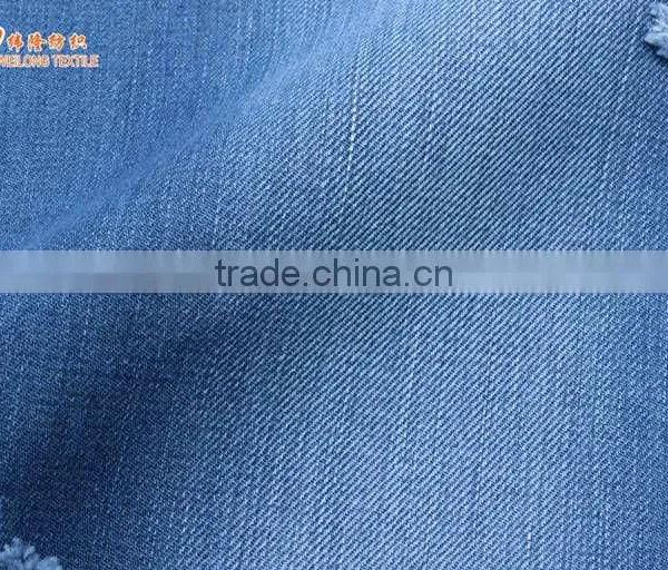 Certificated Top Quality 100% Cotton Organic Denim Fabric photo-3