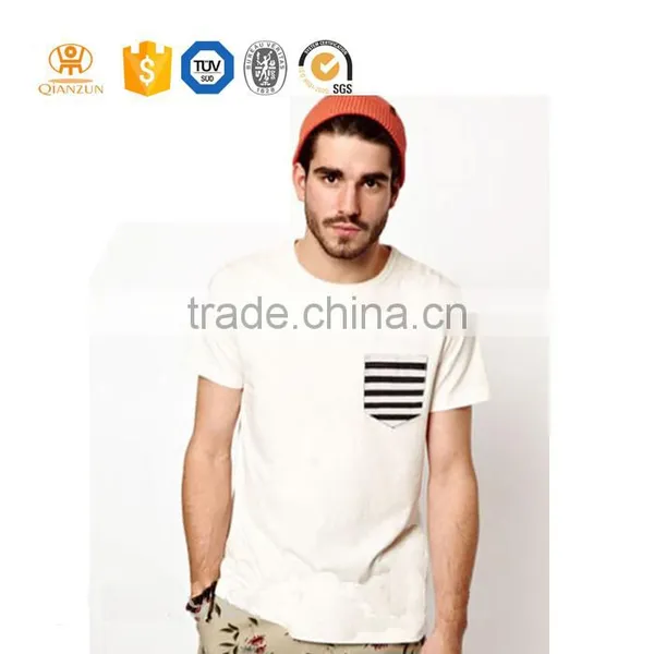 Custom Wholesale 100% Cotton Print Soft Pocket China Manufactures T-shirts photo-3