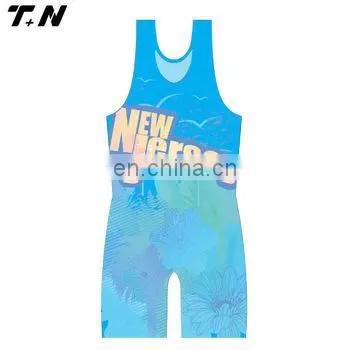 2016 Sublimated Team Printing Wrestling Singlet photo-4