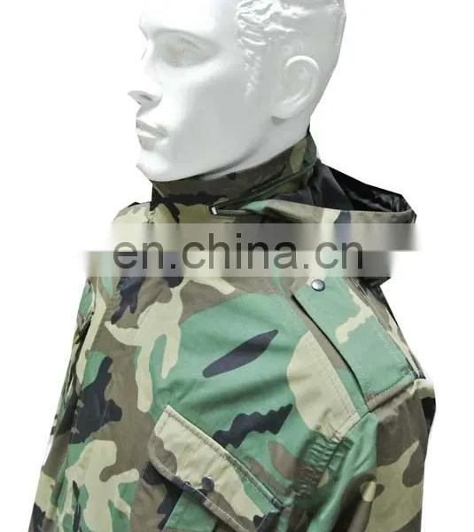 2017 Woodland Green Camouflage Military Mens Army Jacket photo-5
