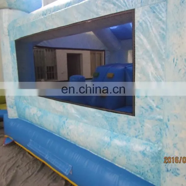 Small Indoor Inflatable Snow World Air Jumper Inflatable Mini Snow Castle Jumpers photo-5