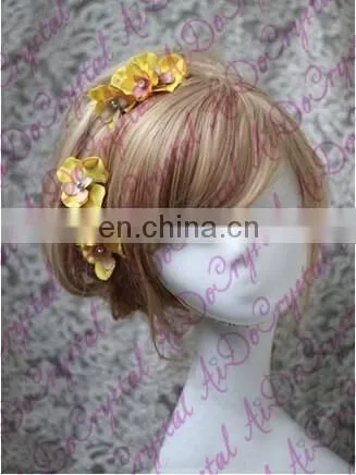 Aidocrystal Yellow Flower Hair Claw Clip Bride Hair Accessories in Bangkok photo-5