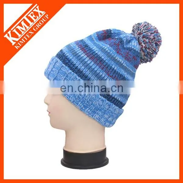 2017 Custom Knitted Pom Pom Hat in Winter photo-4