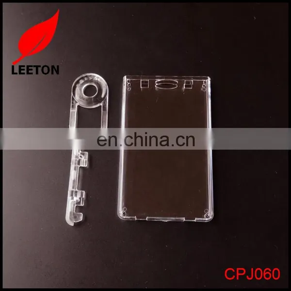 Factory New Designed Vertical Strong Rigid Plastic ID Card Holder photo-3
