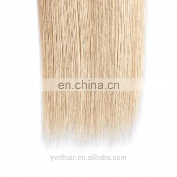 8A Silky Honey Blonde Brazilian Straight Hair 613 Remy Weave Bundles Human Hair photo-6