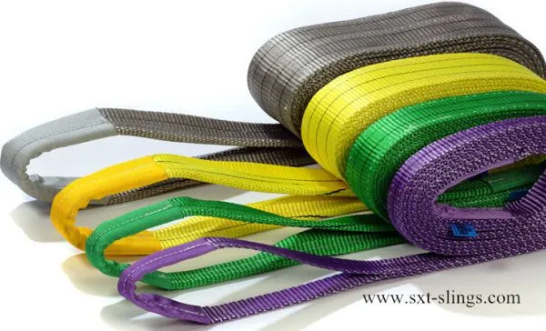 polyester webbing sling 4TX5M flat eye type