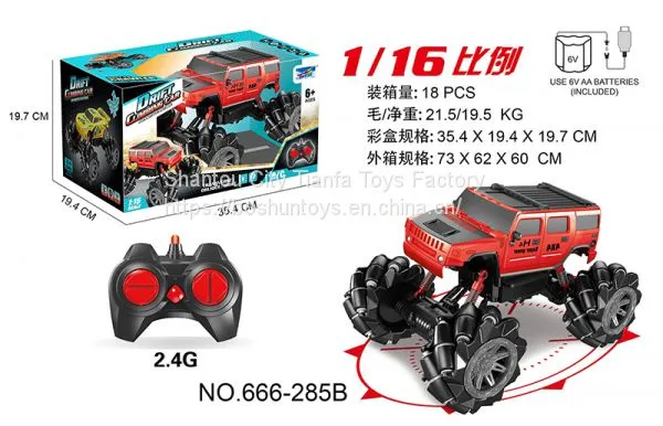 Wholesale Electric Drift RC Toy Car 2.4G Remote Control 1:16 Drift RC Climb Toy Car for Kid Christmas Gift 666-285B Made in BOSHUN TOYS CO. LTD. photo-3