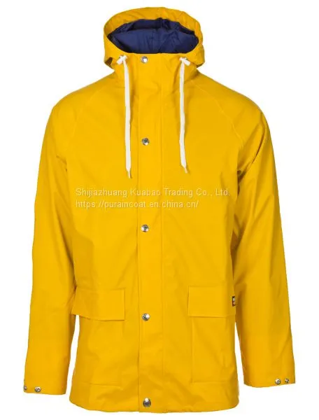 Waterproof PU Rain Jacket photo-3