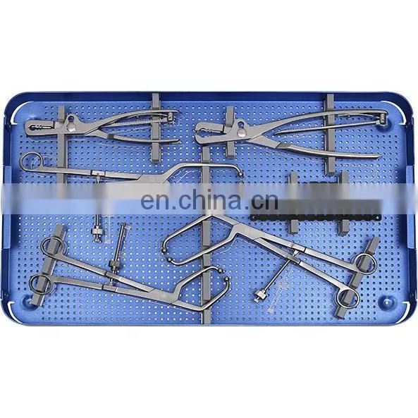 Factory Supply Pelvic Reconstruction Plate Instrument Set Orthopedic Surgical Trauma Instruments photo-2