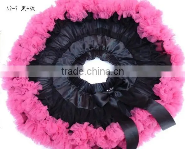 Newest Fashion Birthday Pettiskirt ,baby Girl Ruffle Tutu Pettiskirt