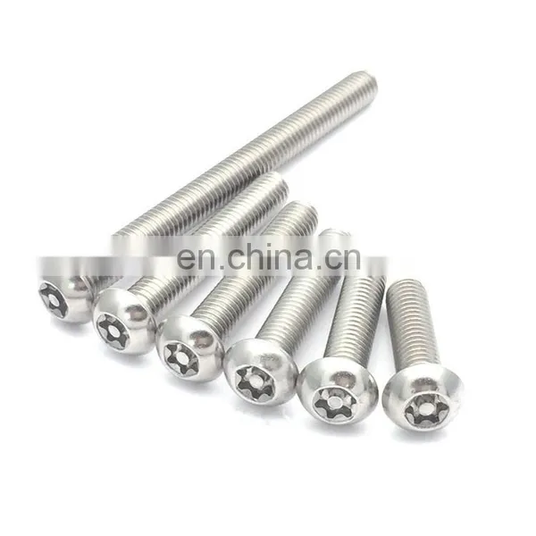 Pan Round Head Six Lobe Pin In Torx Security Screw Bolt M8 photo-3