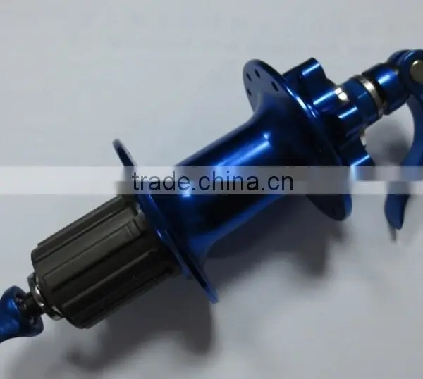Blue Oxidized Bicycle Front & Rear Hubs photo-2