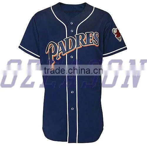 Blank Plain Baseball Jersey Sublimation/embroidered Custom Names and Numbers Wholesale photo-6