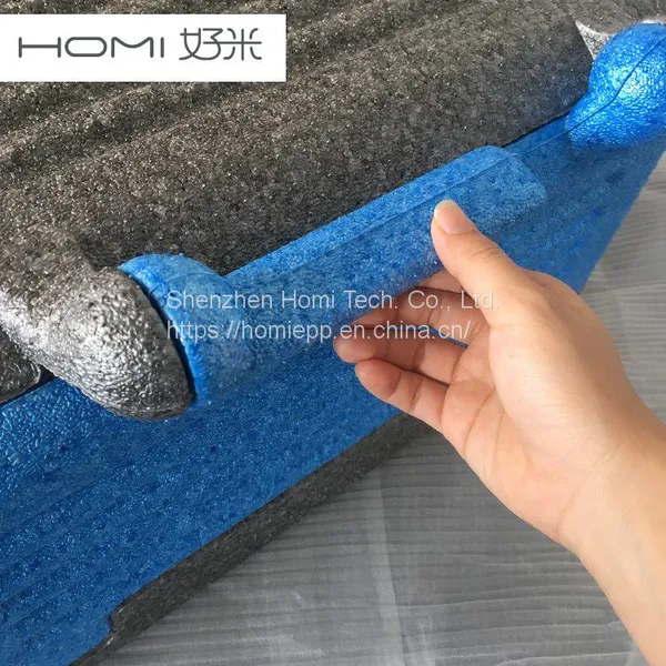 Portable Foldable Black EPP Foam Flip Box Car Storage Outdoor Picnic Expanded Polypropylene Packaging Box With Texturing Surface photo-5