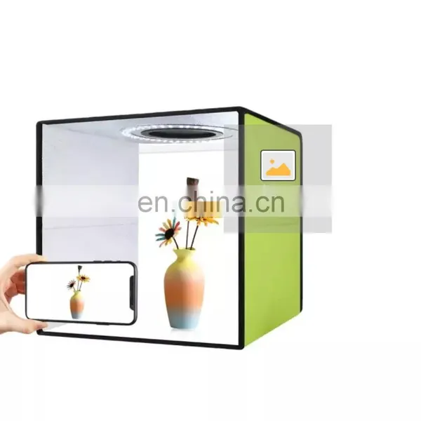 Dropshipping Box Photo Stock Status Dimmable 30cm Mini Photo Studio With Black and White Backgrounds photo-3