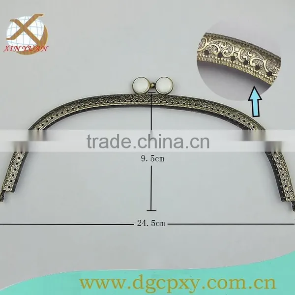 Metal Frame for Big Bags With Coins Gems