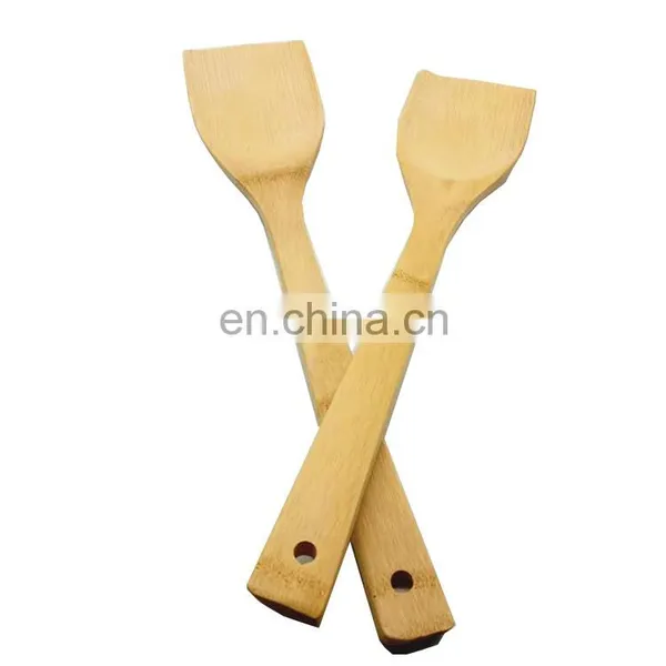 Custom Eco Friendly Natural Nonstick Cooking Tools Pan Shovel Kitchen Accessories Wooden Bamboo Spatula Cookware Sets photo-3