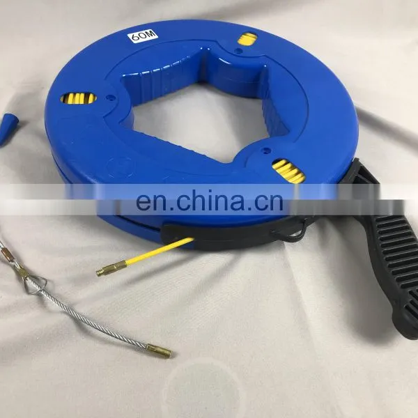 Fiberglass Fish Tape 30m 45m 60m 75m Steel Fiberglass Cable Puller Electric Puller Tools Cable Wire Puller photo-4