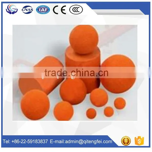 Hot Sell Good Nice Dn100 4 Inch Soft Rubber Concrete Pump Cleaning Sponge Ball photo-5