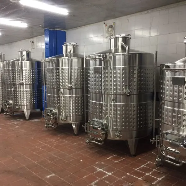 Wine Fermentation Tank Cellars With Stainless Steel
