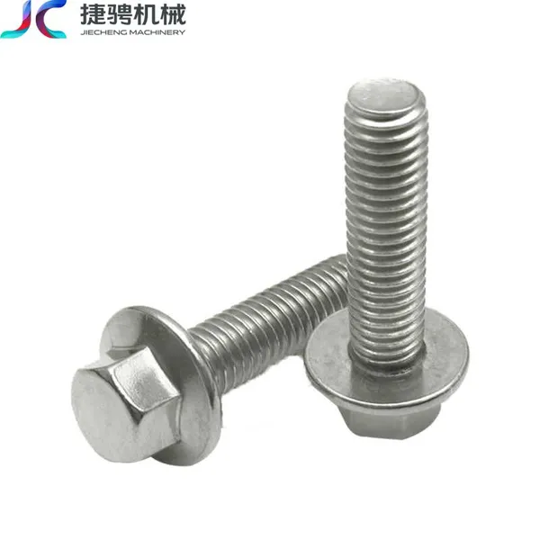 304 Stainless Steel Flange Bolts GB5787/GB5789 Hexagonal Flange Knurled Bolts photo-4