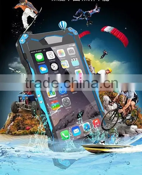 2014 New Arrival Hot Selling R-JUST Aluminum Waterproof Case for Apple Iphone 6 photo-4