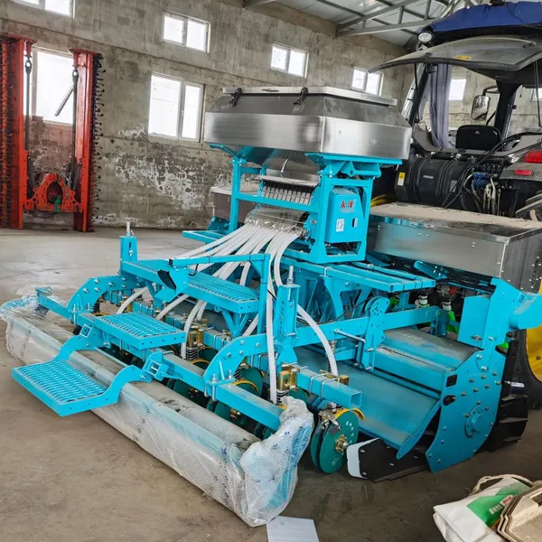Rice Seeding Fertilizing Machine With Rotavator, Disc Harrow and Land Roller photo-2