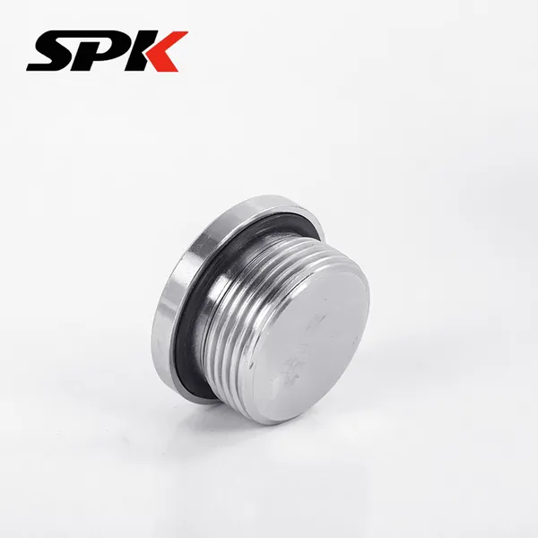 Pabo Fluid Hydraulic Fitting, 304 Stainless Steel Pipe Plug/Oil Plug With Gasket Seal, Hexagon Socket Plug (4BN, 4MN) photo-4