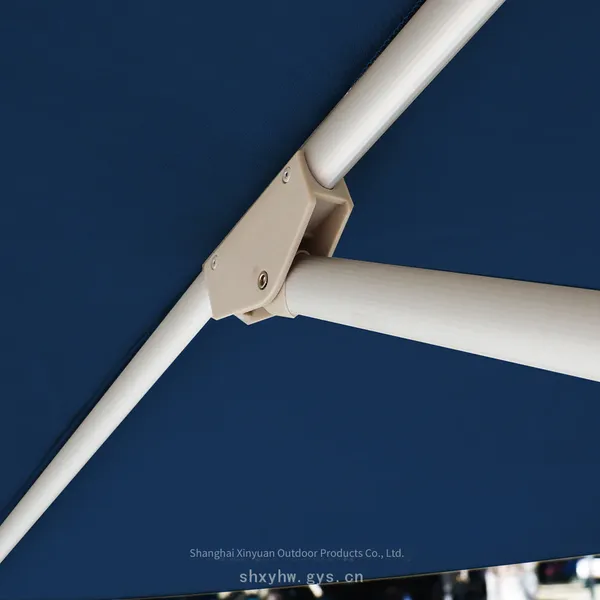 Hand-cranked Garden Parasol With Logo Printing Design, Suitable for Outdoor Use in Restaurants, Made of Aluminum Alloy photo-5