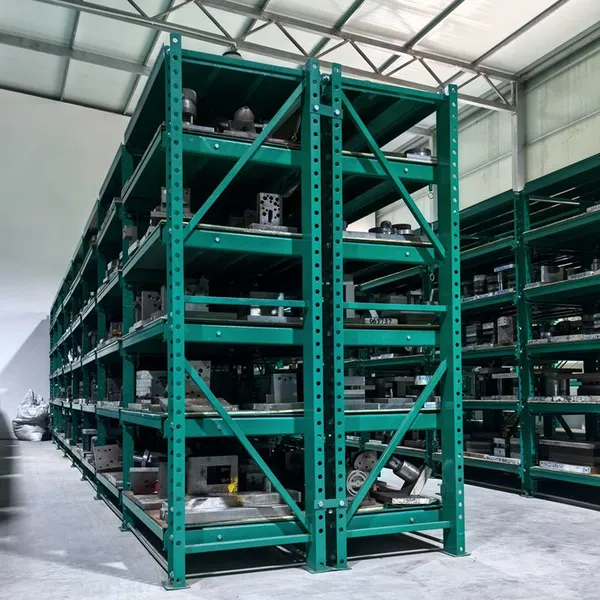 Prateleira Resistente para Armazenamento de Moldes em Oficina, Equipamento de Estante de Carga para Armazenamento Classificado de Moldes de Injeção e Fundição Sob Pressão