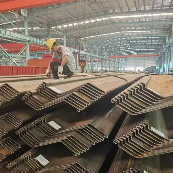 U-Shaped Cold-Formed Galvanized Hot-Rolled Steel Sheet Piles Q235B Grade AiSi Standard Model N-008 Steel Sheet Pile photo-4