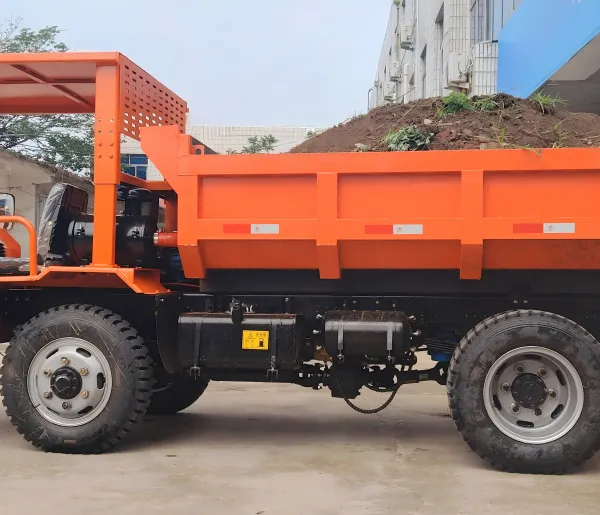 12-Ton Double Hydraulic Jack Self-Tipping Underground Mine Roadway Ore Transport Vehicle photo-3